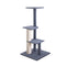 i.Pet Cat Tree 124cm Trees Scratching Post Scratcher Tower Condo House Furniture Wood Steps - Coll Online