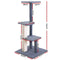 i.Pet Cat Tree 124cm Trees Scratching Post Scratcher Tower Condo House Furniture Wood Steps - Coll Online