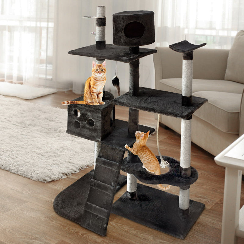 i.Pet Cat Tree 170cm Trees Scratching Post Scratcher Tower Condo House Furniture Wood - Coll Online