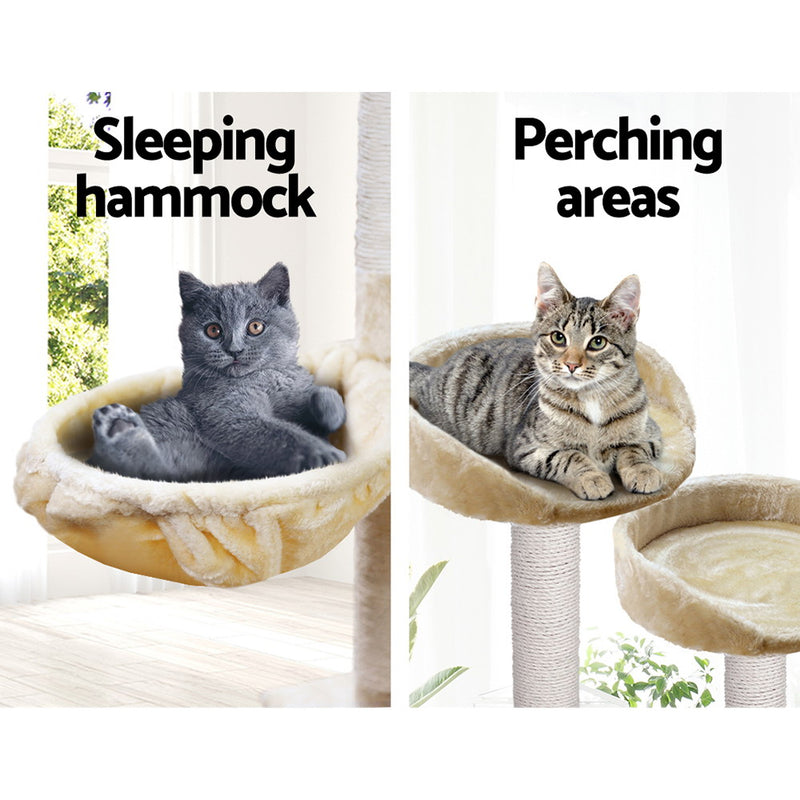 i.Pet 203cm Cat Scratching Post - Beige - Coll Online