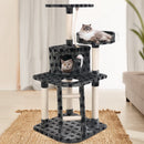 i.Pet Cat Tree 120cm Trees Scratching Post Scratcher Tower Condo House Furniture Wood 120cm - Coll Online