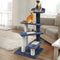 i.Pet Cat Tree 100cm Trees Scratching Post Scratcher Tower Condo House Furniture Wood Steps - Coll Online