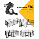i.Pet 8 Panel Pet Dog Playpen Puppy Exercise Cage Enclosure Fence Play Pen 80x60cm - Coll Online