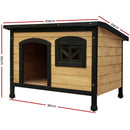 i.Pet Large Wooden Pet Kennel - Coll Online