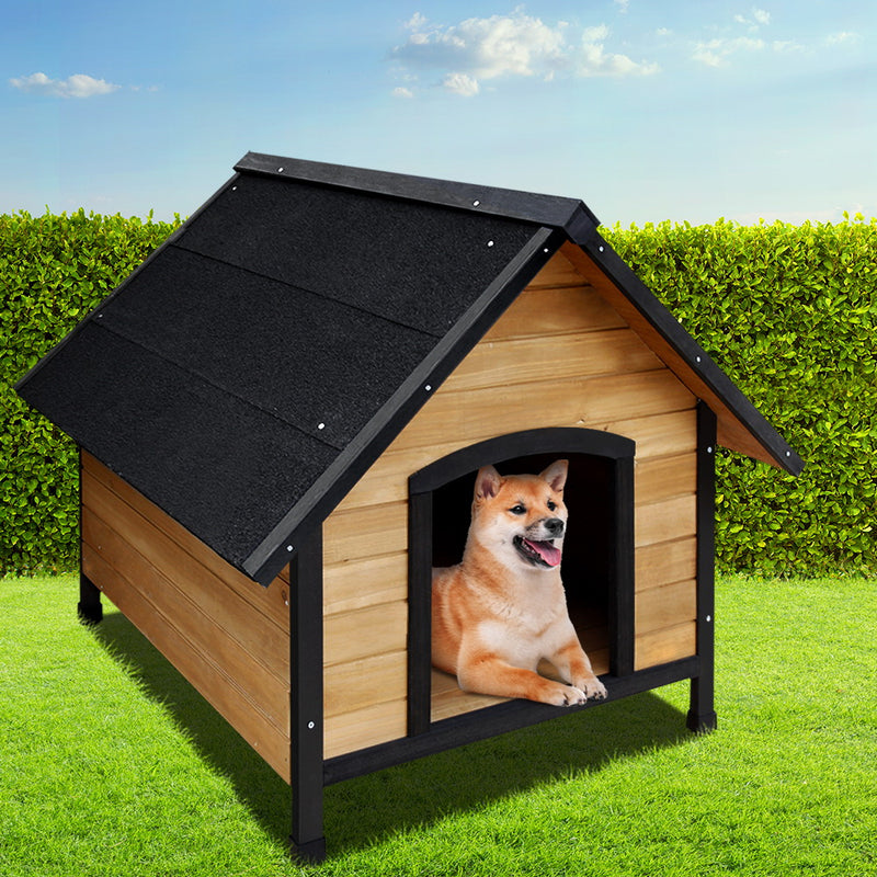 i.Pet Dog Kennel Kennels Outdoor Wooden Pet House Puppy Extra Large XL Outside - Coll Online