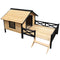 i.Pet Dog Kennel Kennels Outdoor Wooden Pet House Puppy Extra Large XXL Outside - Coll Online