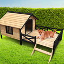 i.Pet Dog Kennel Kennels Outdoor Wooden Pet House Puppy Extra Large XXL Outside - Coll Online