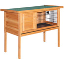 i.Pet 70cm Tall Wooden Pet Coop with Slide out Tray - Coll Online