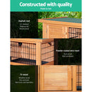 i.Pet 70cm Tall Wooden Pet Coop with Slide out Tray - Coll Online