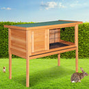 i.Pet 70cm Tall Wooden Pet Coop with Slide out Tray - Coll Online