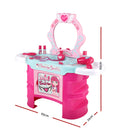 Keezi Kids Makeup Desk Play Set - Pink - Coll Online