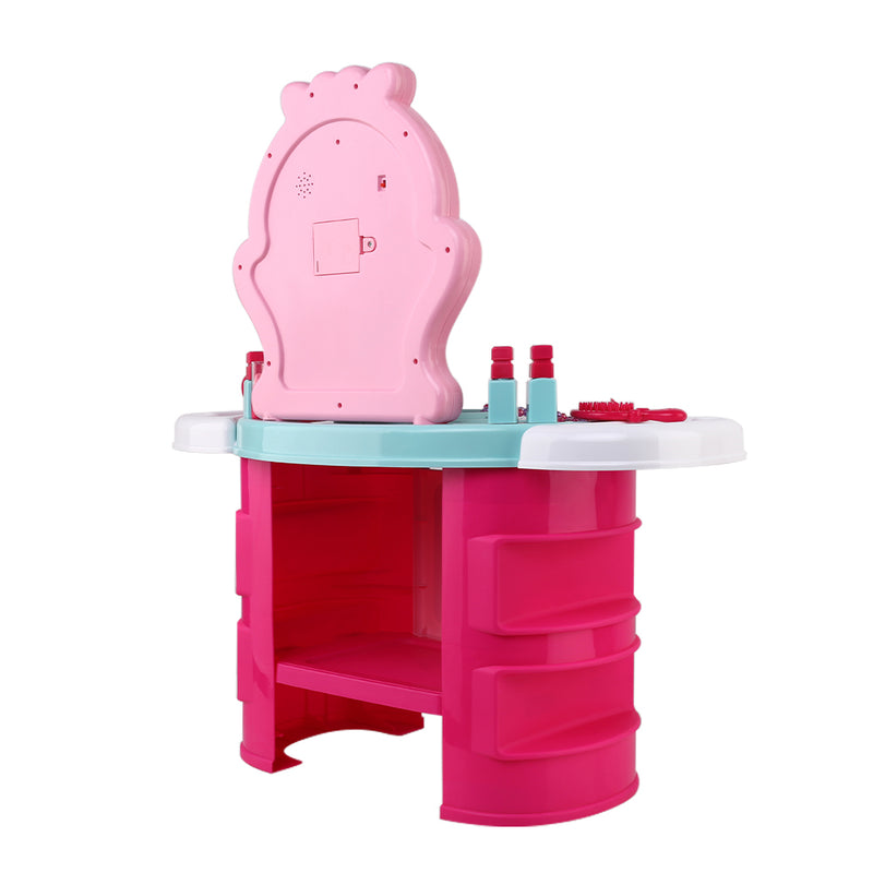 Keezi Kids Makeup Desk Play Set - Pink - Coll Online