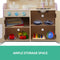 Keezi Kids Wooden Kitchen Play Set - Natural & Pink - Coll Online