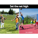 Everfit Portable Sports Net Stand Badminton Volleyball Tennis Soccer 3m 3ft Blue - Coll Online