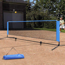 Everfit Portable Sports Net Stand Badminton Volleyball Tennis Soccer 3m 3ft Blue - Coll Online