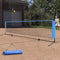 Everfit Portable Sports Net Stand Badminton Volleyball Tennis Soccer 4m 4ft Blue - Coll Online