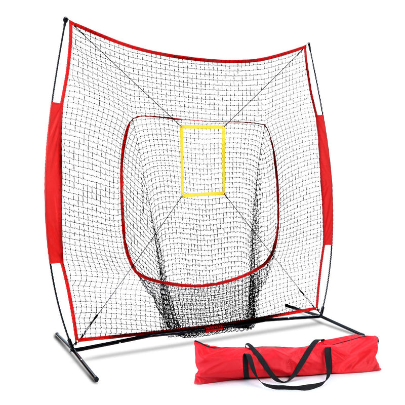 Everfit Portable Baseball Training Net Stand Softball Practice Sports Tennis - Coll Online