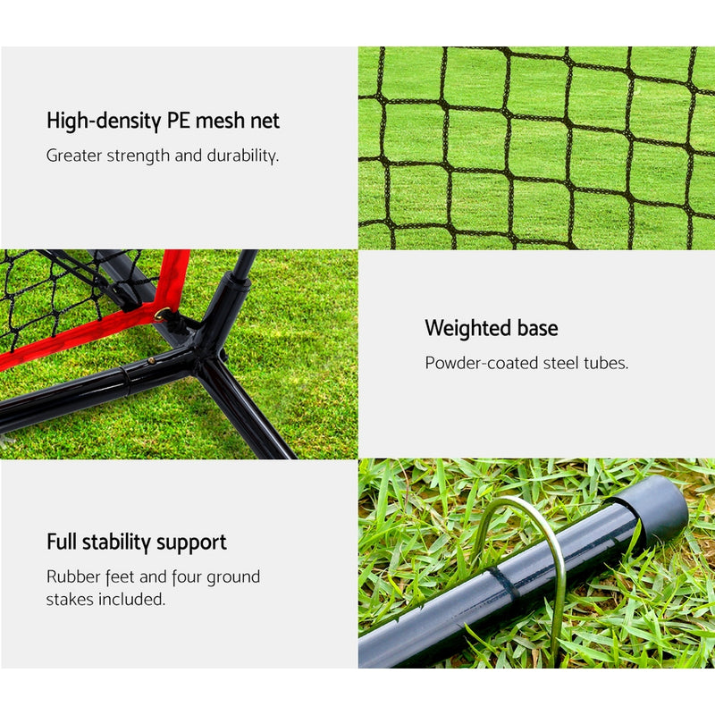 Everfit Portable Baseball Training Net Stand Softball Practice Sports Tennis - Coll Online