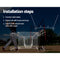 Everfit Portable Baseball Training Net Stand Softball Practice Sports Tennis - Coll Online
