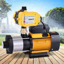 Giantz Multi Stage Water Pump Pressure Rain Tank Garden Farm House Irrigation 2000W Yellow Controller