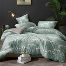 Giselle Bedding Quilt Cover Set King Bed Doona Duvet Reversible Sets Flower Pattern Green - Coll Online