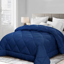 Giselle Bamboo Microfibre Microfiber Quilt 400GSM Doona King All Season Blue - Coll Online