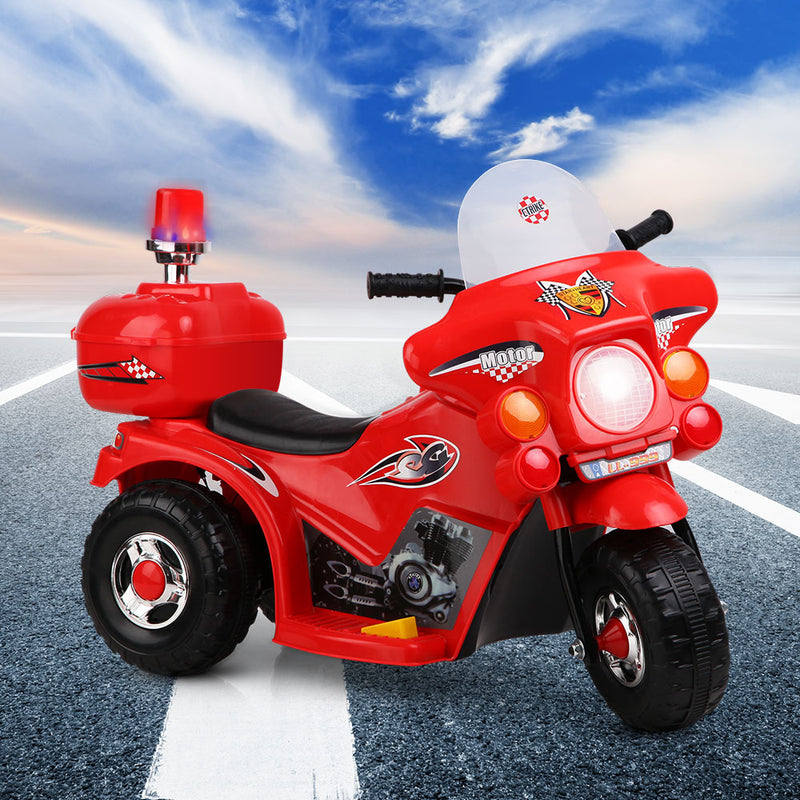 Rigo Kids Ride On Motorbike Motorcycle Car Red - Coll Online