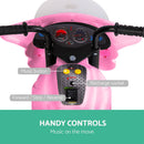 Rigo Kids Ride On Motorbike Motorcycle Car Pink - Coll Online