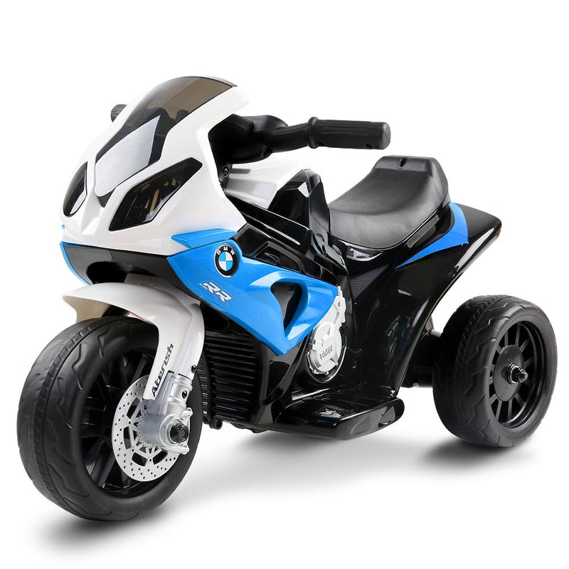 Kids Ride On Motorbike BMW Licensed S1000RR Motorcycle Car Blue - Coll Online