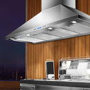 DEVANTI 1500mm Commercial BBQ Rangehood - Silver - Coll Online