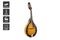 Royale A-Style Acoustic Mandolin Mahogany (Sunburst)