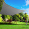 Instahut 4 x 6m Rectangle Shade Sail Cloth - Grey