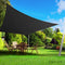 Instahut 6 x 8m Rectangle Shade Sail Cloth - Black