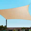 Instahut 2x4m Shade Sail Sun Shadecloth Canopy 280gsm Sand