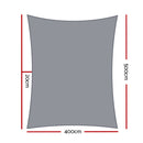 Instahut Sun Shade Sail Cloth Shadecloth Outdoor Canopy Rectangle 280gsm 4x5m