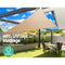 Instahut Sun Shade Sail Canopy Triangle 280gsm 5x5x5m