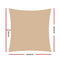 Instahut Shade Sail Cloth Rectangle Shadesail Heavy Duty Sand Sun Canopy 6x6m
