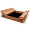 Keezi Wooden Outdoor Sandpit Set - Natural Wood - Coll Online