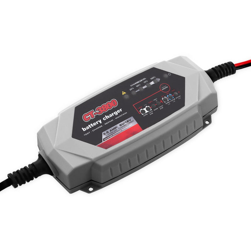 Smart Battery Charger 3.5A 12V 6V Automatic SLA AGM Car Truck Boat Motorcycle Caravan - Coll Online