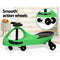 Keezi Kids Ride On Swing Car  -Green - Coll Online