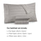 Giselle Bedding Double Size 4 Piece Bedsheet Set - Grey - Coll Online