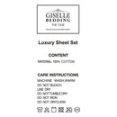 Giselle Bedding Double Size 4 Piece Bedsheet Set - Grey - Coll Online