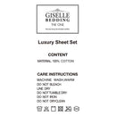 Giselle Bedding King Size 4 Piece Bedsheet Set - Grey - Coll Online