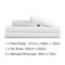 Giselle Bedding Double Size 4 Piece Micro Fibre Sheet Set - White - Coll Online