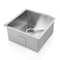 Cefito Kitchen Sink Stainless Steel Under or Topmount Handmade Laundry 360x360mm - Coll Online