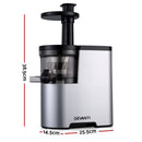 Devanti Cold Press Slow Juicer Silver - Coll Online