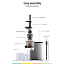 Devanti Cold Press Slow Juicer Silver - Coll Online