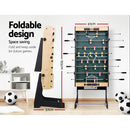 4FT Foldable Soccer Table Tables Balls Foosball Football Game Home Party Gift - Coll Online