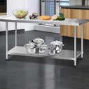 Cefito 1829 x 762mm Commercial Stainless Steel Kitchen Bench