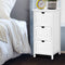 Artiss Bedside Table - White - Coll Online